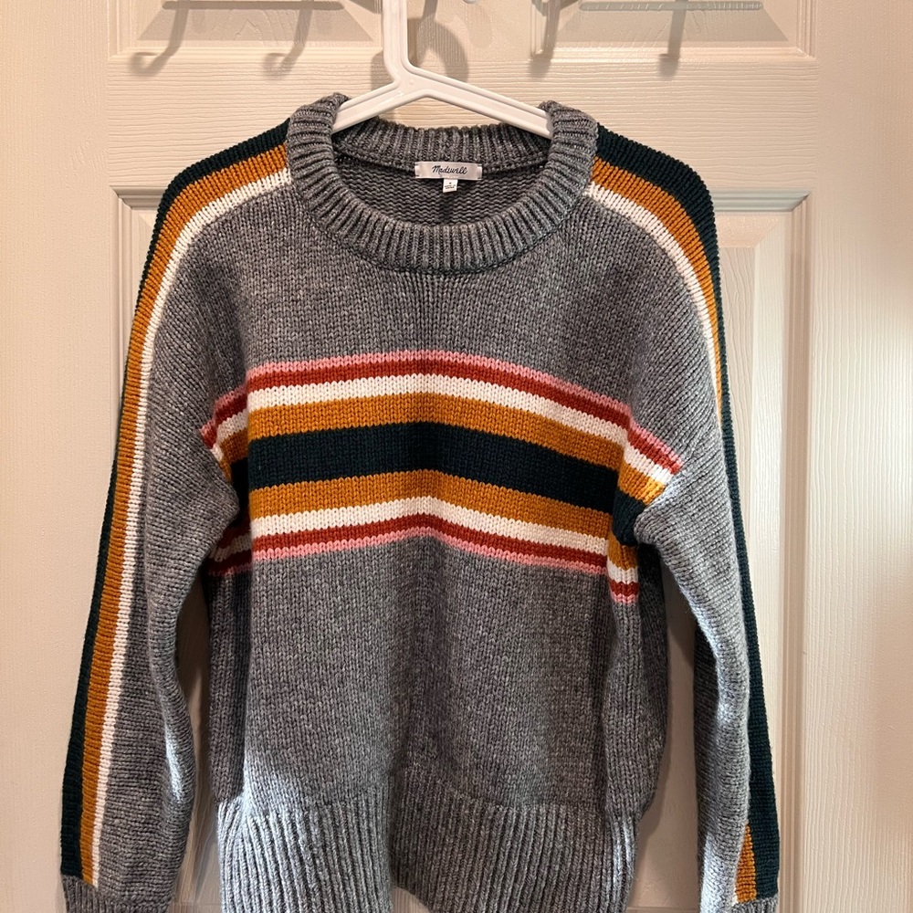 Madewell Gray Knit Sweater